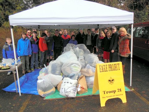 Eagle Scout Collects 500 Coats
